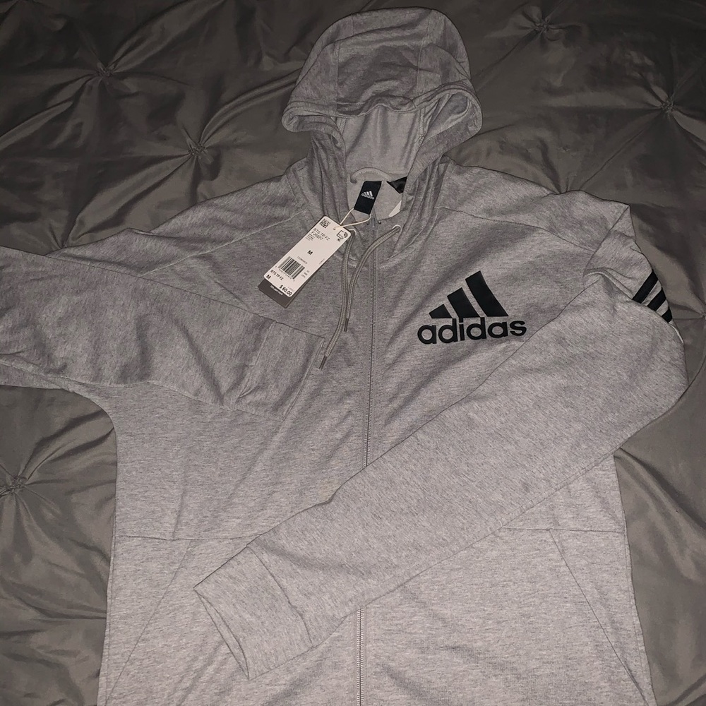 Adidas 3 Stripe Full Zip Jacket